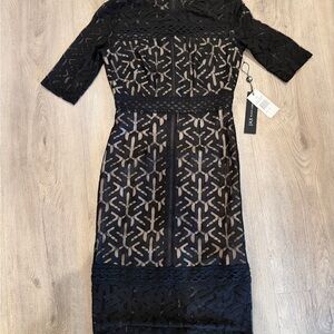 Jax Black Lace Long Sleeve Dress
